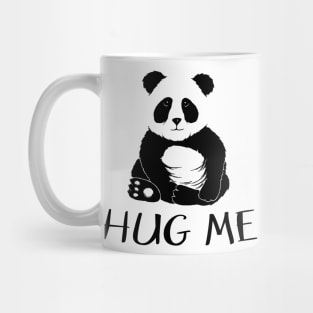 Cute Hug Me Panda Bear Tshirt | Fancy Panda-Lover Mug